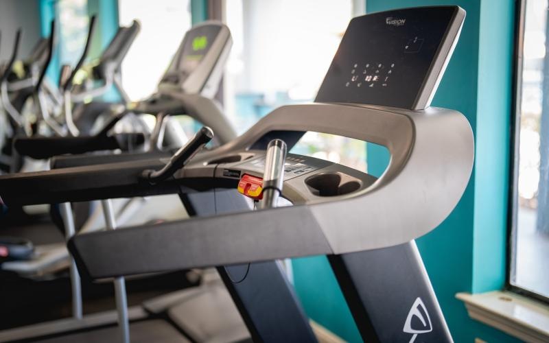 a treadmill in a fitness center